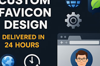 design and install a custom favicon for your website in 24 hours