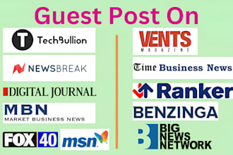 publish tech guest post on techbullion and ventsmagazine with dofollow backlinks