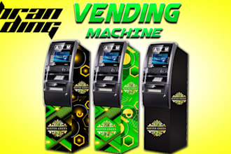 do creative vending machine design, vending machine, shop front, arcade game