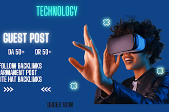 do high da tech backlinks with dofollow guest post