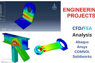 do 3d cad solidworks software and ansys abaqus cfd matlab simulation