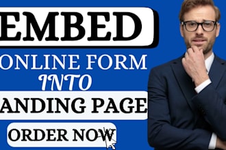 design and embed custom online forms for your website