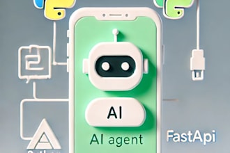 create ai agent website using fastapi