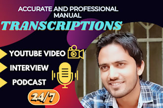 transcribe podcast, interviews and youtube videos transcription
