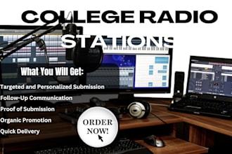 send your mp3 spotify song to 1500 terrestrial college radio station