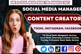 social media marketing manager instagram growth content creator shopify sales