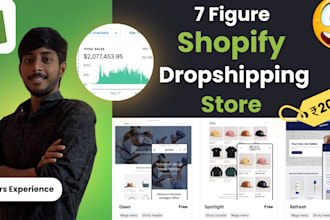 design a luxury shopify website with premium product images and animations