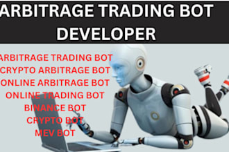 build crypto bot, arbitrage bot, hft, solana trading bot