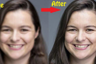 fix blurry photos, resize photos and improve photos quality