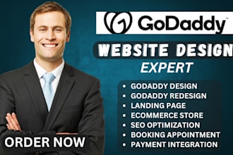 do godaddy website redesign, godaddy design, godaddy redesign, landing page