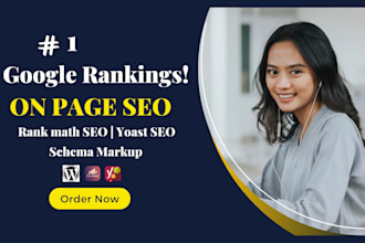 provide complete onpage SEO for your website rank 1st page
