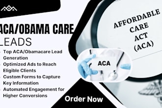generate quality aca leads for health insurance agents, obama care leads