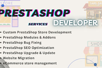 prestashop store developer, prestashp modules, addons, prestashop bug fix, SEO