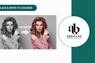 convert black and white image to colorize image