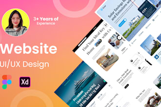 design modern and user friendly UI UX for your website or app