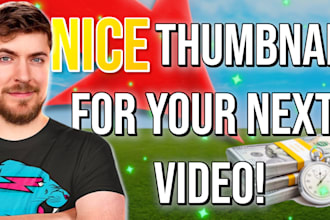 create a nice looking thumbnail for your next video