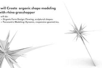 do organic shape modeling with rhino grasshopper
