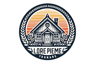 design a minimalist cottage logo