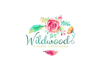 make beauty flower logo, floral, botanical, t shirt design