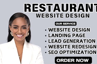 design food catering website food truck website cafe website online ordering