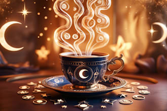 read your coffee cup and reveal your future