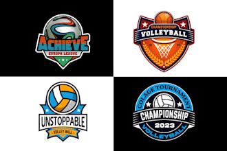 make a basketball, football, gym, hockey sports logo and any graphics design
