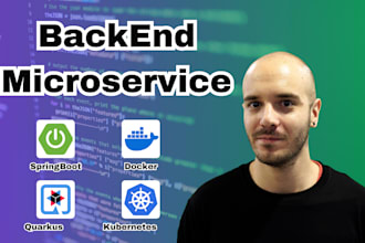 create your backend microservice