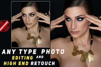 do express photo editing and highend retouching in photoshop