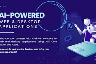 develop ai powered web applications using net core and azure