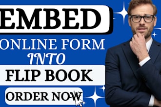 design and embed online forms into your flip book