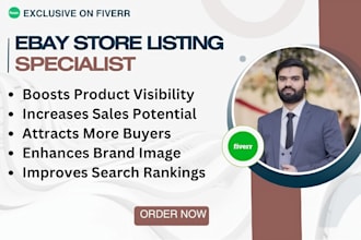 do ebay lister, ebay listing ,ebay product listing, ebay seo listing