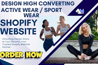7 figures activewear shopify store sportswear website athleisure clothing store