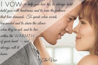 ghostwrite an elegant wedding vow or speech to make your day special