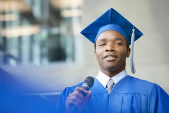 write a professional graduation speech that inspires