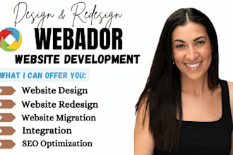 redesign clone wordpress webador showit odoo duda webflow website developer