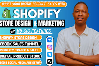 build 7 figure digital product shopify store ebook marketing, store sales funnel
