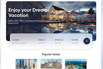 design vacation rental website, airbnb, vrbo, short term rental websites