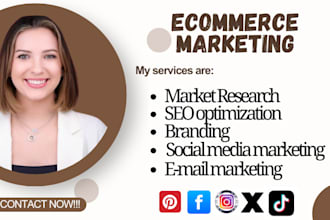 promote and advertise etsy ebay shopify drop shipping marketing for quick sales