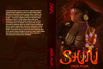 create a fantasy book cover illustration