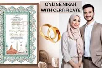 be your online nikah imam with nikah certificate