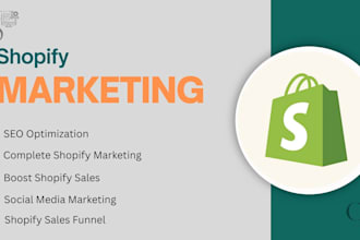 do shopify marketing, store promotion, shopify dropshipping, fb ads shopify SEO