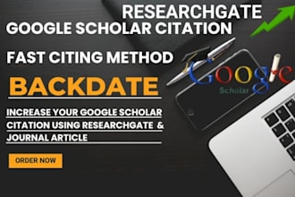 backdate citation, increase google scholar citation