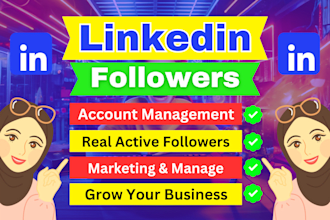 linkedin marketing manager profile banner followers grow optimization content