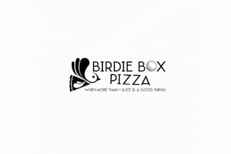 design fun trendy pizza delivery service logo