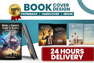 do professional ebook, paperback, and hardcover cover design