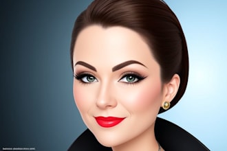 turn your portrait into a superhero caricature