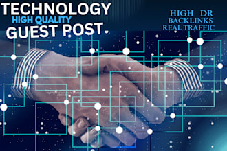submit a guest post high DR technology blogs with  backlink