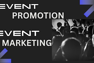 do event promotion  marketing, eventbrite planning, webinar and  concert setup