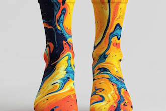 do design unique socks design for your brand