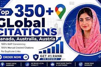 do 350 canada, australia, austria local citation for local SEO